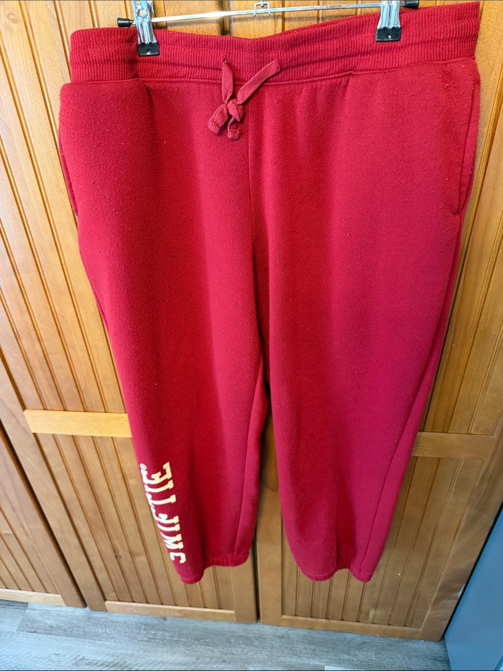 Taylor Swift Red Cozy Fleece Track Joggers